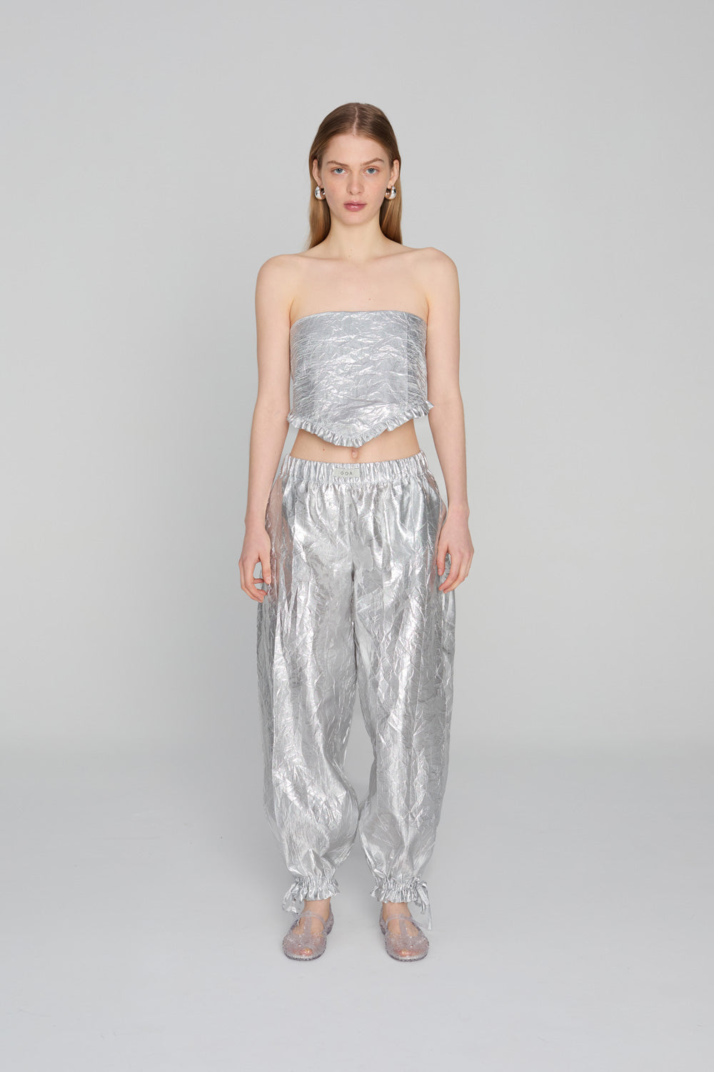 ALDONA SILVER trousers