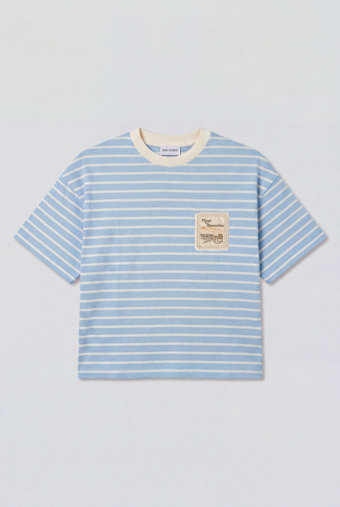 BRETON STRIPE STAMP Tee
