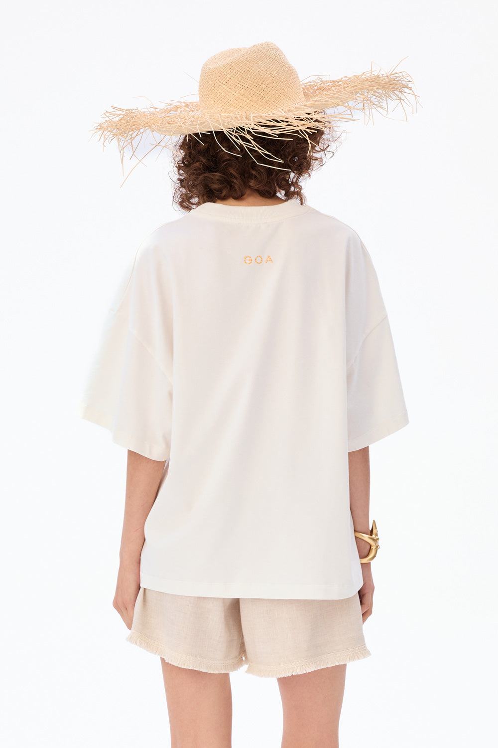 T-shirt EL SOL CREMA