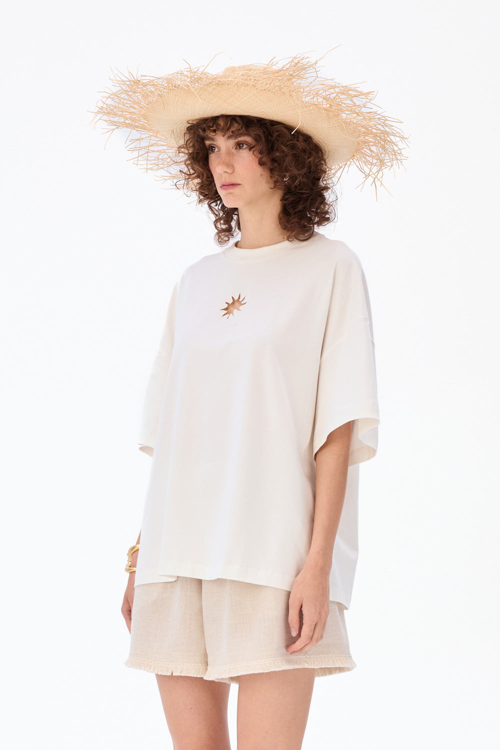 T-shirt EL SOL ECRU