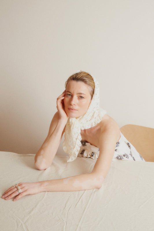 Chustka ENCAJE FLORES