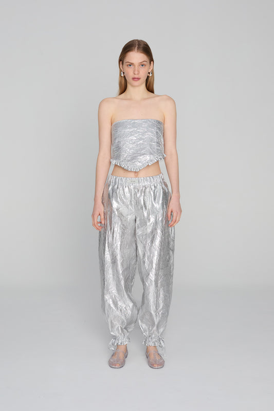 ALDONA SILVER trousers