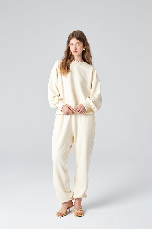 PRE-ORDER Spodnie CHICO CREMA