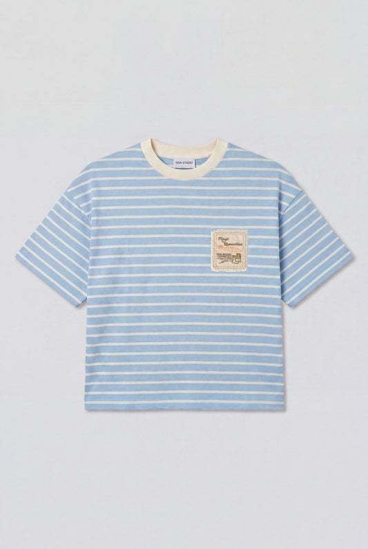 BRETON STRIPE STAMP Tee