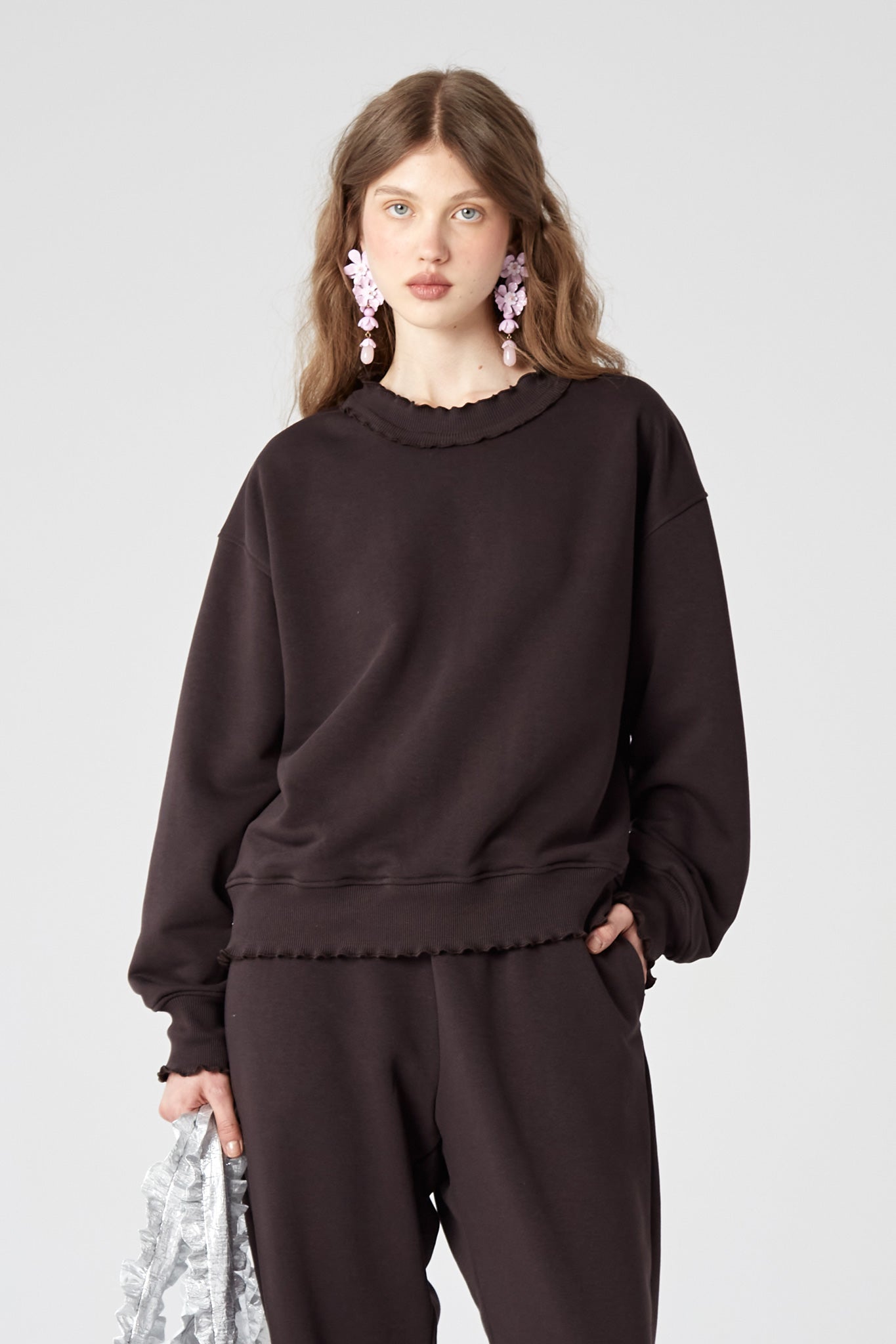 Sweatshirt BALBINA CHOCO