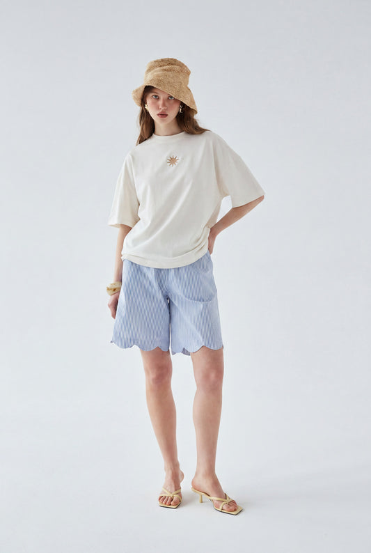 T-shirt EL SOL CREMA
