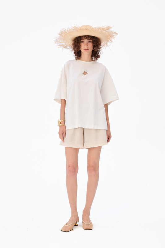 T-shirt EL SOL ECRU