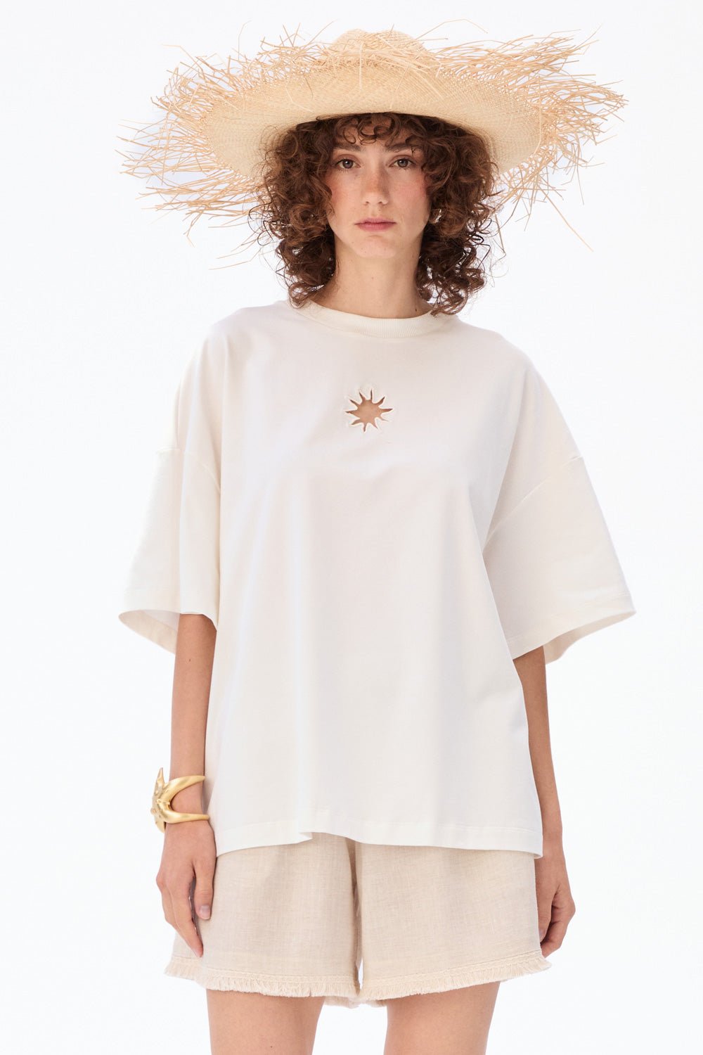 T-shirt EL SOL ECRU