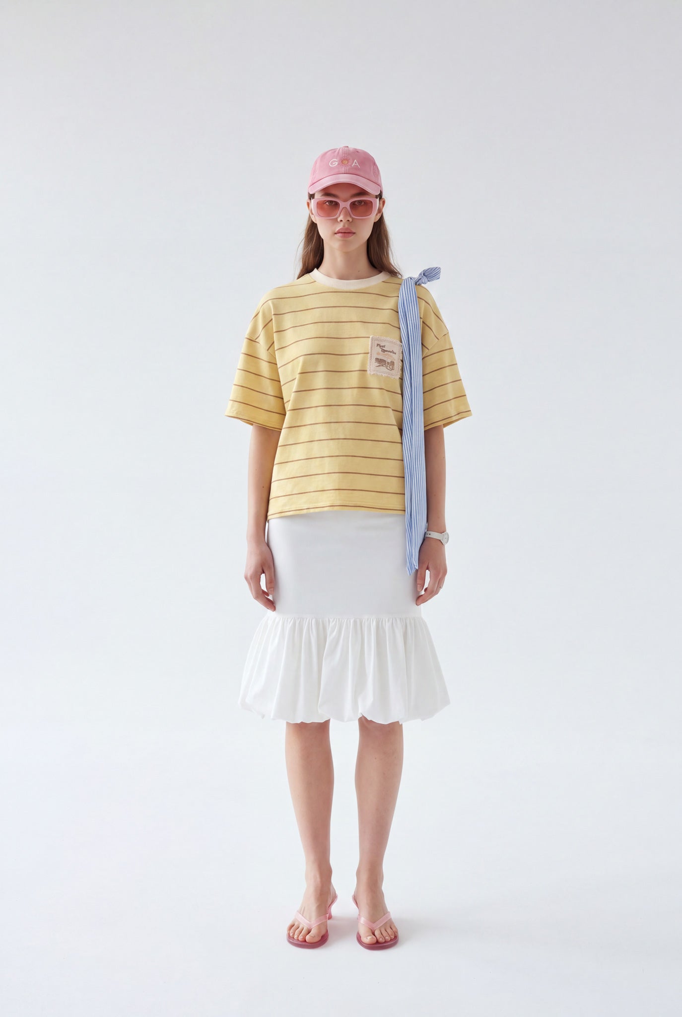 PLAYA STRIPE STAMP Tee