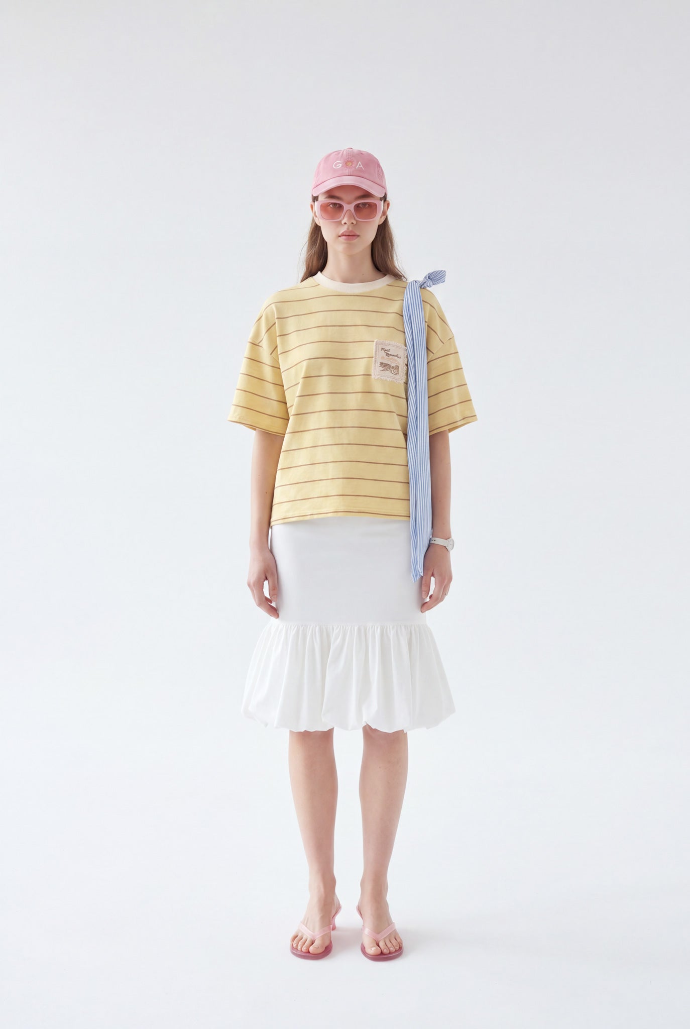 PLAYA STRIPE STAMP Tee