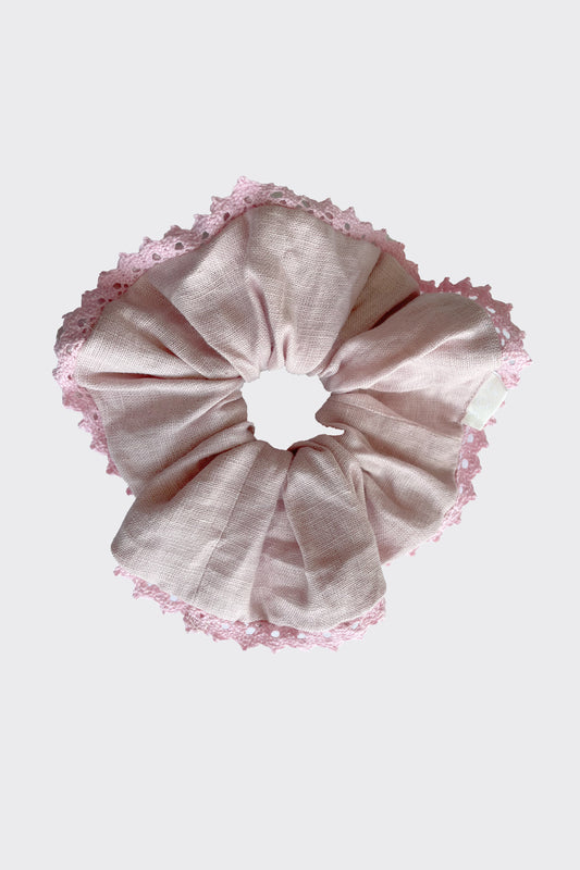 Scrunchie z ozdobną taśmą ISLA BEBE ROSA